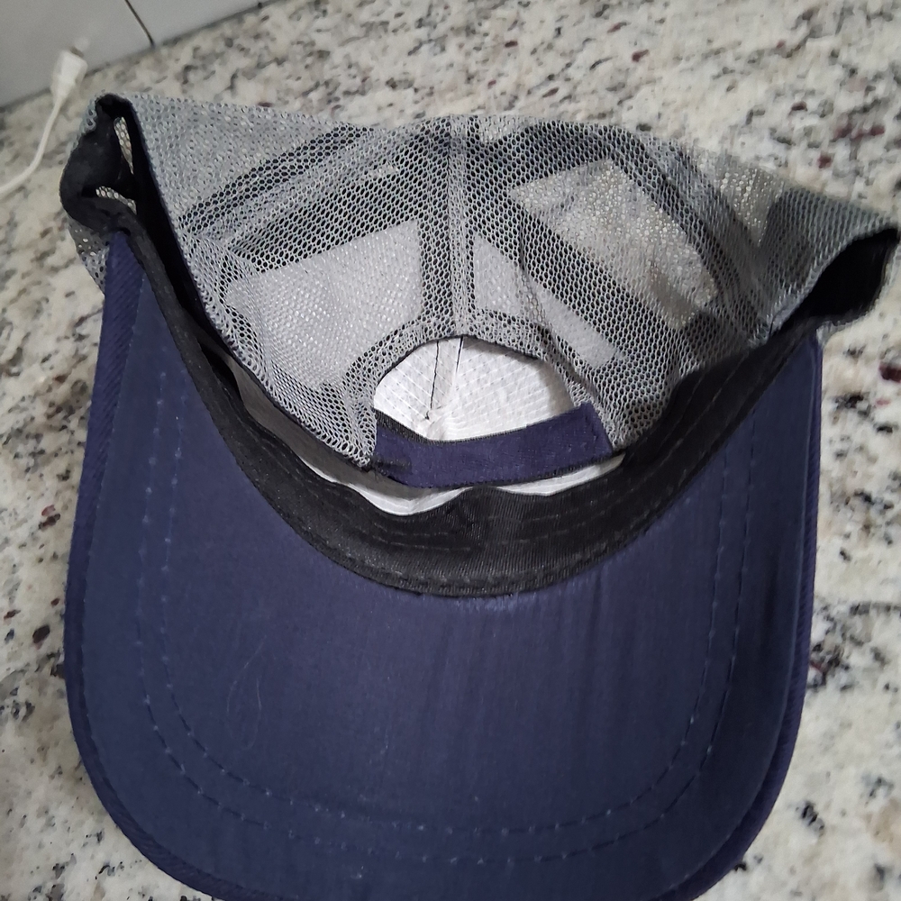 Realtree Mens Dark Blue Hat Cap with Flag Design - Picture 4 of 4